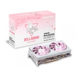 POWERCOLOR グラボ  RX6650XT 【39,980円】Hellhound Sakura AMD Radeon 8GBD6-3DHLV3/OC 期間限定クーポン割引特価！ 【更新】