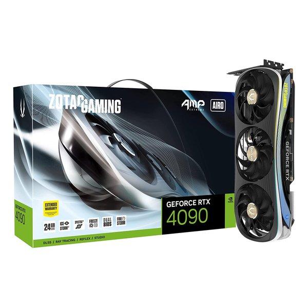 ZOTAC  グラボ GAMING GeForce RTX 4090 AMP Extreme AIRO ZT-D40900B-10P 【328,000円】 販売情報！ 【更新】